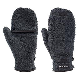 와플 오픈미튼 [블랙]